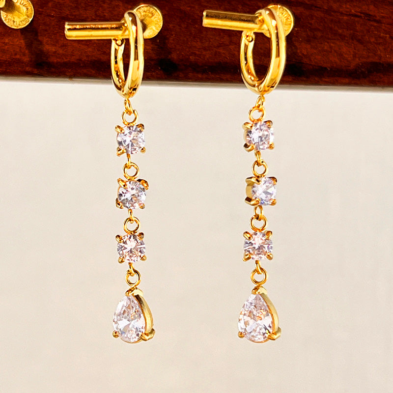 Boucles d'oreilles Cascade