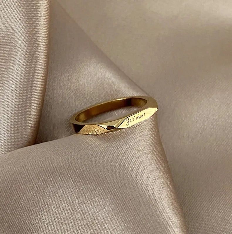 Bague "Je t'aime"