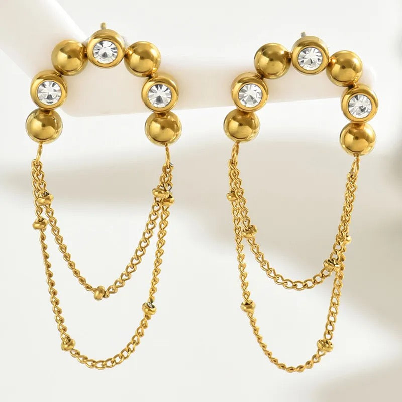 Boucles d'oreille Mida