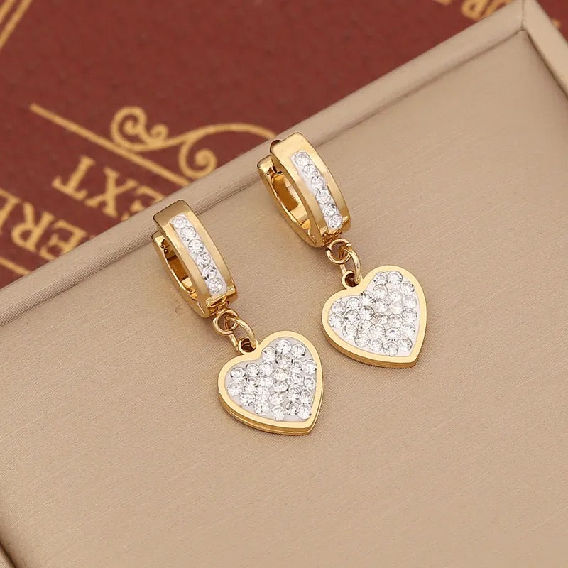 Boucles d'oreilles Coeur